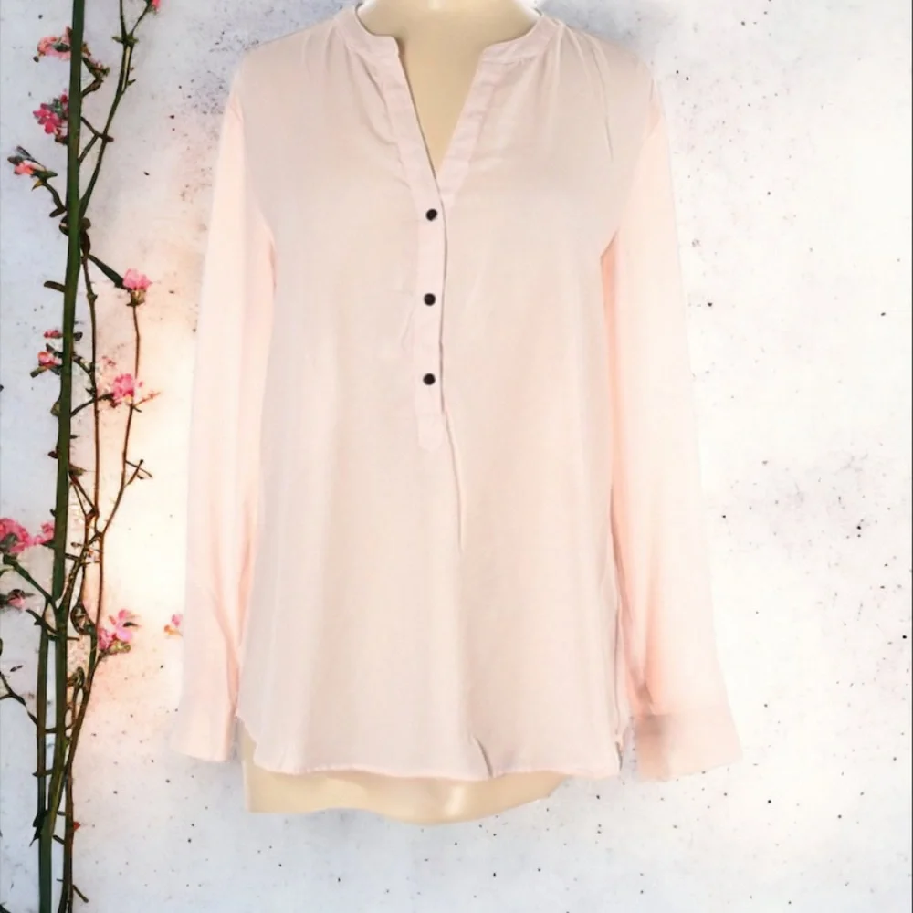 Adrianna Papell Peony Long Sleeve Blouse - Picture 8 of 13